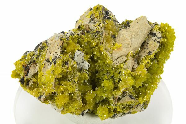 Beautiful pyromorphite crystals from the Department, Republic of the Congo